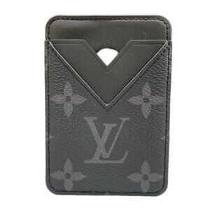 Louis Vuitton Card Case Monogram Eclipse Holder Magnet